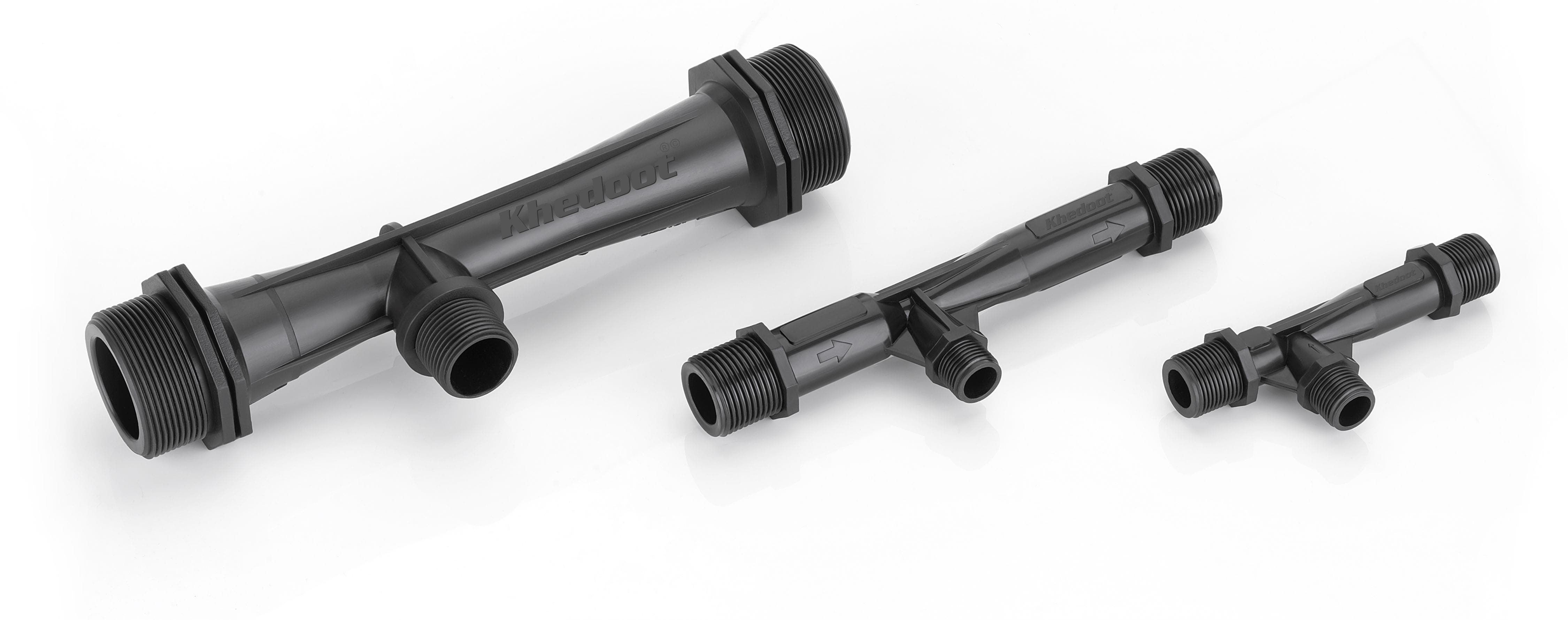 High-Suction Venturi Injector Valve for Fertilizer Mixing and Fertigation